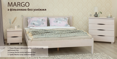 Ліжко Марго з фільонкою без ізніжжя Олімп 140х190 см Венге Венге RD815-99 фото