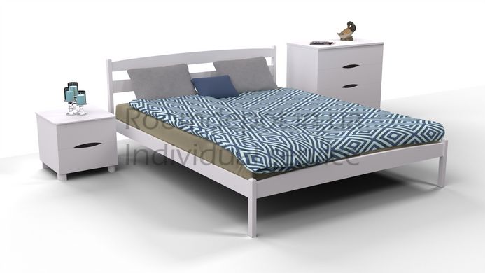 Ліжко без ізніжжя Ликерія Мікс Меблі 180х200 см Венге Венге RD49-10 фото