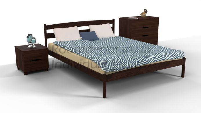 Ліжко без ізніжжя Ликерія Мікс Меблі 180х200 см Венге Венге RD49-10 фото