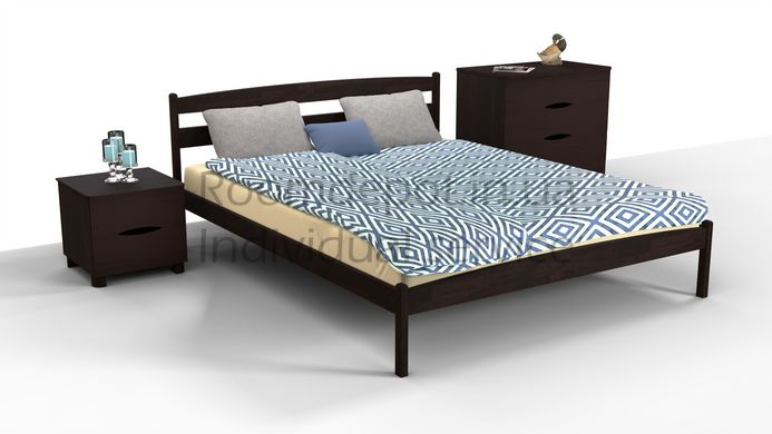 Ліжко без ізніжжя Ликерія Мікс Меблі 180х200 см Горіх темний Горіх темний RD49-8 фото