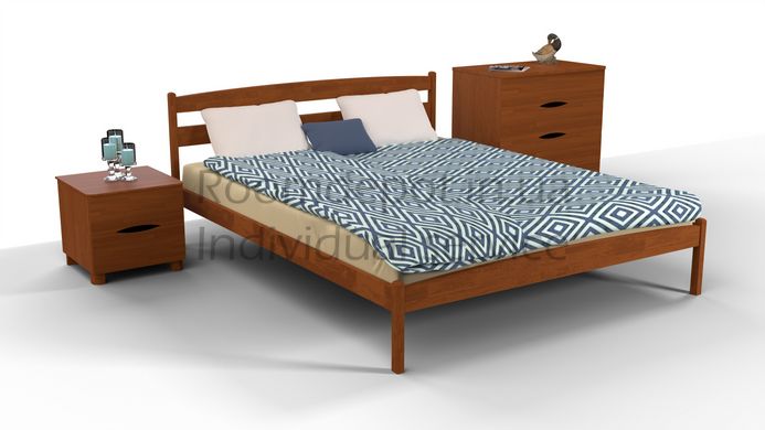 Ліжко без ізніжжя Ликерія Мікс Меблі 180х200 см Горіх темний Горіх темний RD49-8 фото