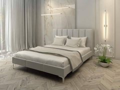 Кровать Неаполь с мягким изголовьем ЛЕВ 90х200 см