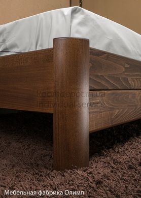 Двоспальне ліжко Маріта S Олімп 180х200 см Горіх Горіх RD1250-32 фото
