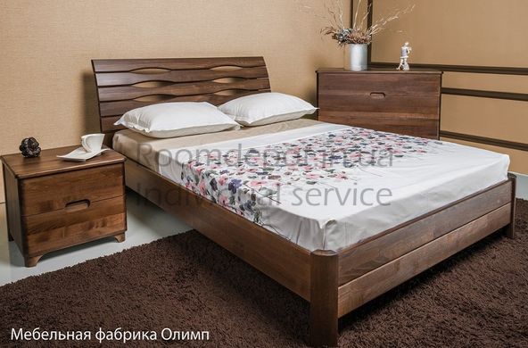 Двоспальне ліжко Маріта S Олімп 180х200 см Горіх Горіх RD1250-32 фото