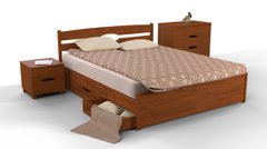 Кровать с ящиками Ликерия Люкс Микс Мебель 80х200 см Орех темный Орех темный RD54 фото