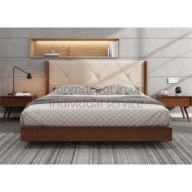 Ліжко Сіена ArtWood 140х200 см Горіх світлий Горіх світлий RD744 фото