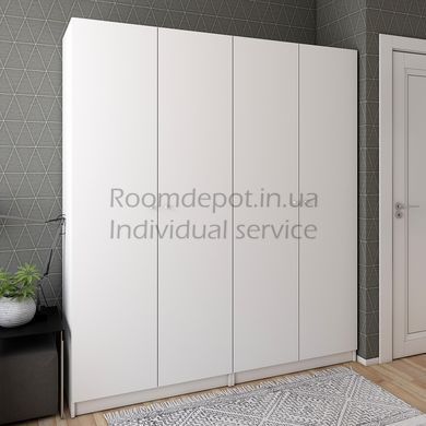 Шкаф для верхней одежды Promo 2+2 Doros Белый 42005008 Белый RD3332 фото