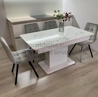 Стол кухонный стеклянный со стульями Boston T Джем 70x110 см  RD2468 фото