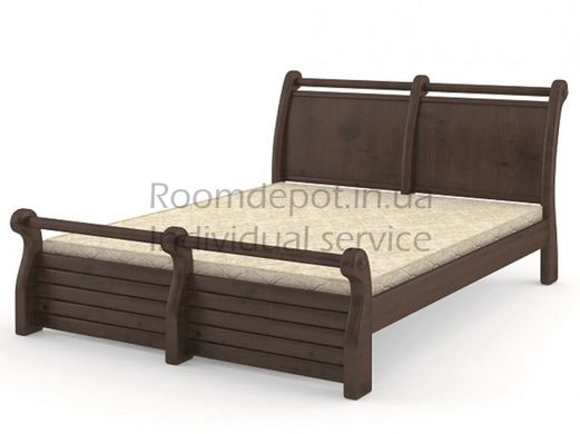 Деревянная кровать Сицилия MebiGrand 180х200 см Орех темный Орех темный RD1460-18 фото