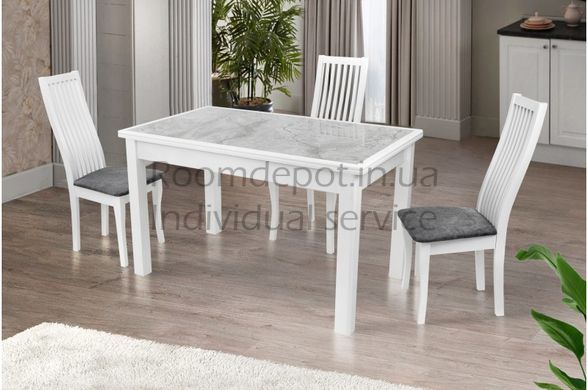Стол обеденный Керамик Микс Мебель Серый Серый RD2214 фото