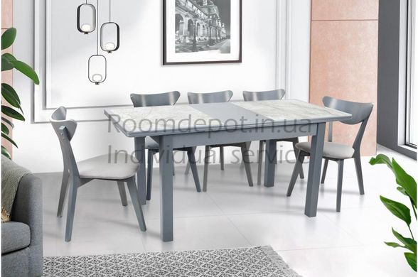 Стол обеденный Керамик Микс Мебель Орех темный Орех темный RD2214-2 фото