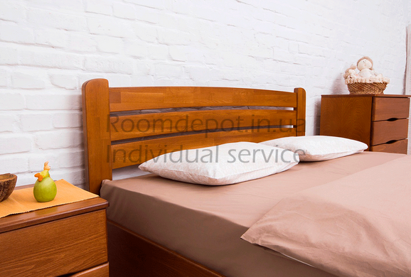 Двоспальне ліжко Софія Люкс Олімп 160х200 см Горіх Горіх RD1117-20 фото