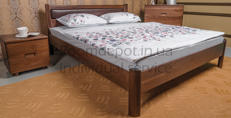 Ліжко Марго м'яка без ізніжжя Олімп 200х200 см Білий Білий RD341-70 фото