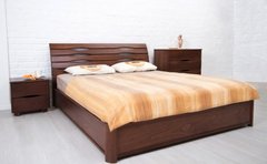 Ліжко дерев'яне Маріта N Олімп 140х190 см Венге Венге RD508 фото