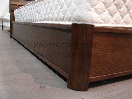 Ліжко дерев'яне Маріта N Олімп 180х190 см Венге Венге RD508-25 фото
