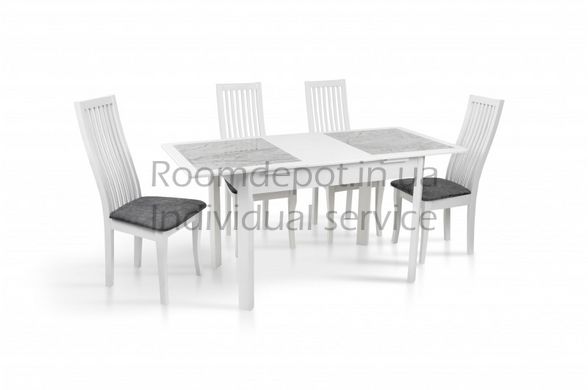 Стол обеденный Дели Микс Мебель Белый Белый RD2217-1 фото