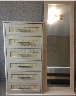 Комод с зеркалом 6Ш+Дз Токио Мебель Сервис Венге Венге RD406 фото