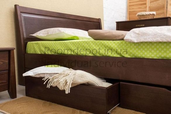 Ліжко Сіті з фільонкою і ящиками Олімп 140х190 см Бук натуральний Бук натуральний RD1248-12 фото