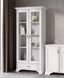 Витрина в гостиную Кентуки REG2W1S BRW Белый RD2152 фото 1