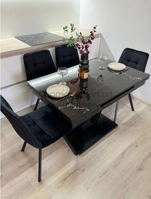 Стол обеденный раскладной со стульями Maxi V base Джем 70x110 см  RD9 фото
