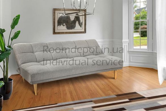 Прямий диван Флекс Мікс Меблі Сірий Розкладний  RD1499 фото