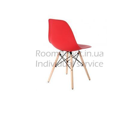 Стілець Aster PL Wood Пластик Червоний AMF RD1302 Червоний RD1302 фото