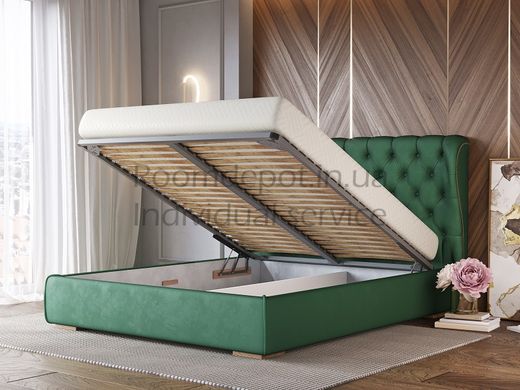 Ліжко Амстердам з підйомним меxанізмом ЛЕВ 90х200 см Категорія тканини 1  RD1741 фото