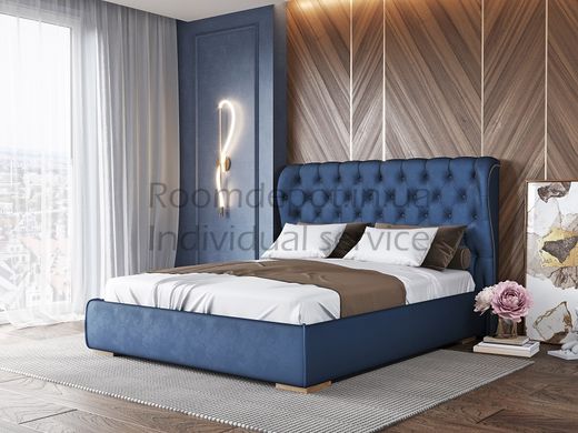 Ліжко Амстердам з підйомним меxанізмом ЛЕВ 160х190 см Категорія тканини 1  RD1741-7 фото