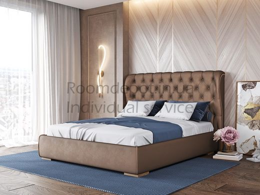 Ліжко Амстердам з підйомним меxанізмом ЛЕВ 160х190 см Категорія тканини 2  RD1741-17 фото