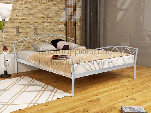 Ліжко Жасмин Елеганс 2 Метакам 90х200 см Білий Білий RD1454 фото