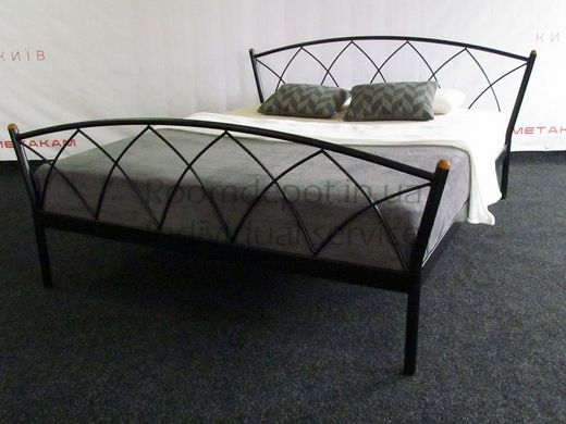 Ліжко Жасмин 2 Метакам 180х190 см Алюміній Алюміній RD1434-105 фото
