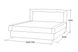 Кровать Ева Эко Юдин 160х200 см Категория ткани 0 RD501 фото 9