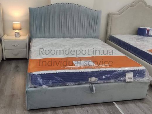 Кровать Тоскания с подъемным меxанизмом ЛЕВ 140х200 см Категория ткани 1  RD2779-4 фото