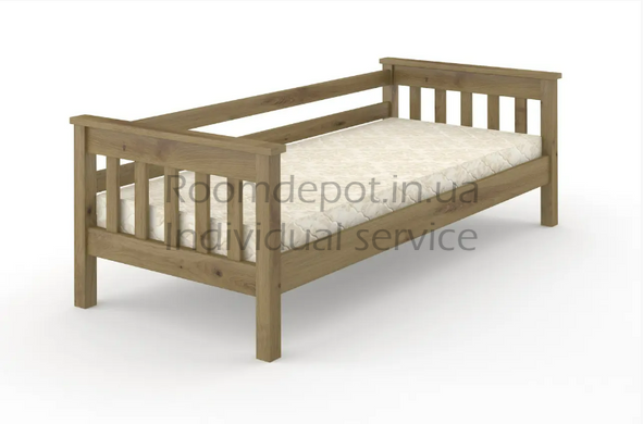 Детская кровать Скандинавия Литл MebiGrand 80х190 см Орех светлый Орех светлый RD2939-49 фото