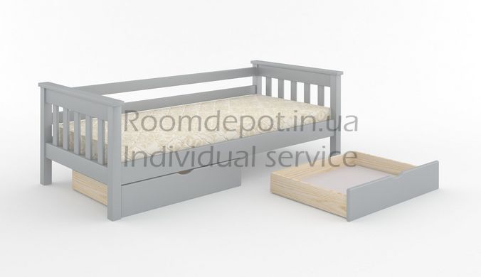 Дитяче ліжко Скандинавія Літл MebiGrand 120х190 см Яблуня Яблуня RD2939-115 фото