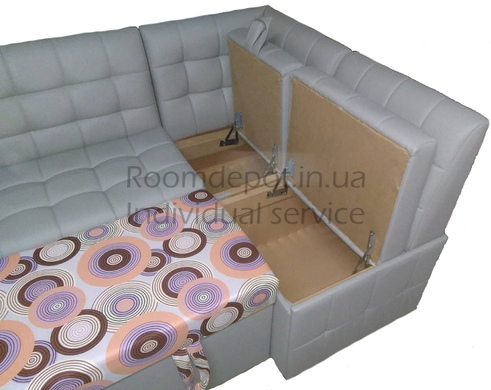 Кухонный уголок со спальным местом «Престиж 2» Mix-уголки Левый (7-образный) категория обивки 1  RD1675 фото