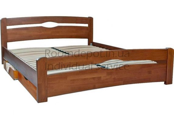 Кровать Нова с ящиками Олимп 80х200 см Орех темный Венге