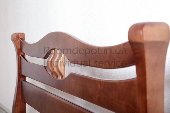 Кровать деревянная Динара Микс Мебель 160 х 200 см Орех темный Орех темный RD4-7 фото