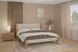 Кровать с мякой спинкой Панама М4 140 х 200 см Орех темный MebiGrand