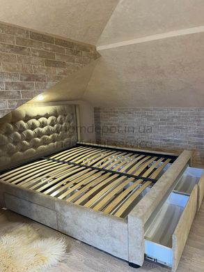 Ліжко з ящиками L013 Rizo Meble 160х200 см  RD560-1 фото