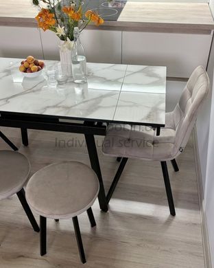 Стол обеденный раскладной Slim Джем Черный 65x90 см Черный RD2104 фото