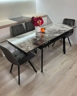 Стол обеденный раскладной Slim Джем Черный 65x90 см Черный RD2104 фото