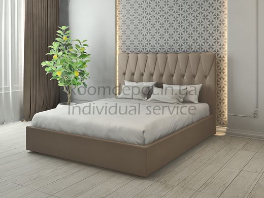 Ліжко Лісабон м'яке з ПМ Зелений Roz2778 фото