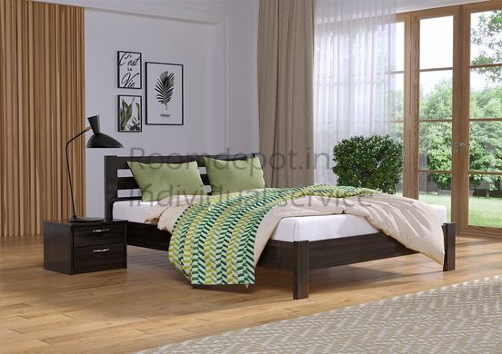 Дерев'яне ліжко Рената Люкс Естелла 160х190 см Білий, Щит Білий RD1746-134 фото