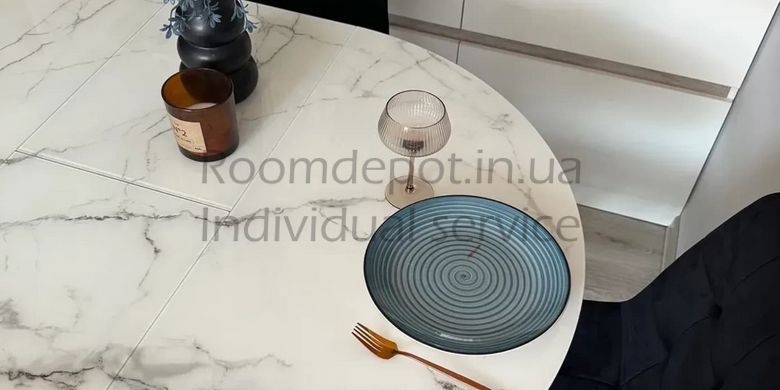 Стол обеденный раскладной со стульями Oliver Джем 100x100 см  RD2383 фото