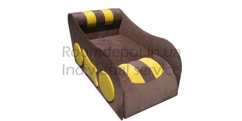 Ліжко Машинка Юдін 75х180 см Категорія тканини 0  RD499 фото