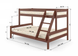 Двох'ярусне ліжко Атланта MebiGrand 120х80х190 см Горіх лісний RD1040-18 фото 3