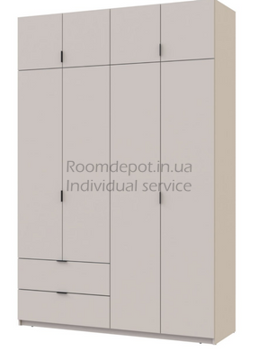 Шкаф в спальню Лукас 180 Doros Графит 80736288 Графит RD3336 фото