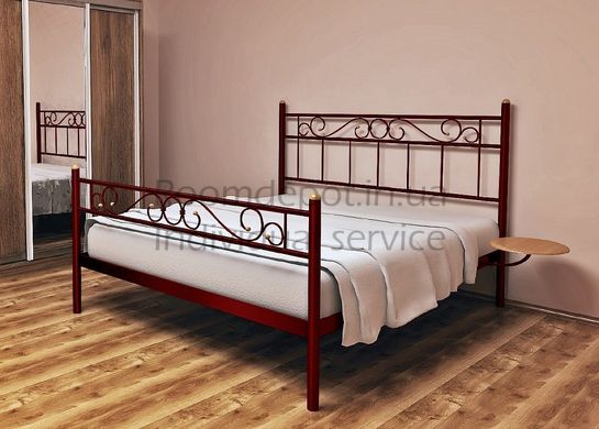 Ліжко Есмеральда 2 Метакам 140х200 см Алюміній Алюміній RD80-15 фото