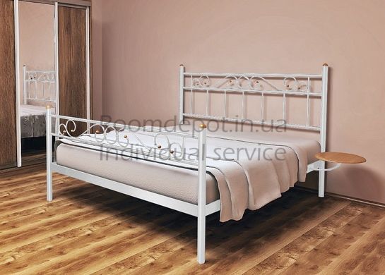 Ліжко Есмеральда 2 Метакам 160х200 см Білий Білий RD80-20 фото